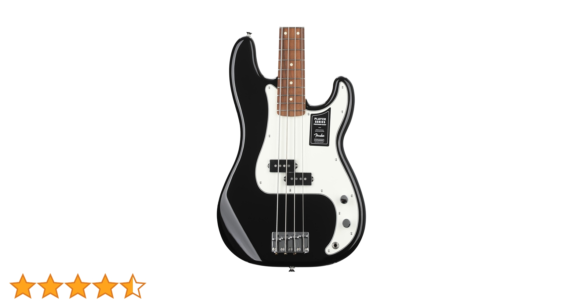 Fender Player Precision Bass レフティ Fender Player Precision Bass, Black, Pau Ferro Fingerboard